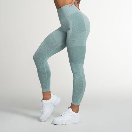 Női leggings Gym Glamour zöld fúziós zöld 337