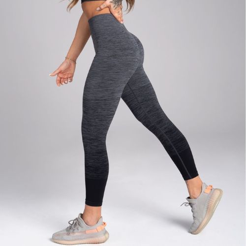 Női leggings Gym Glamour szürke ombre 223
