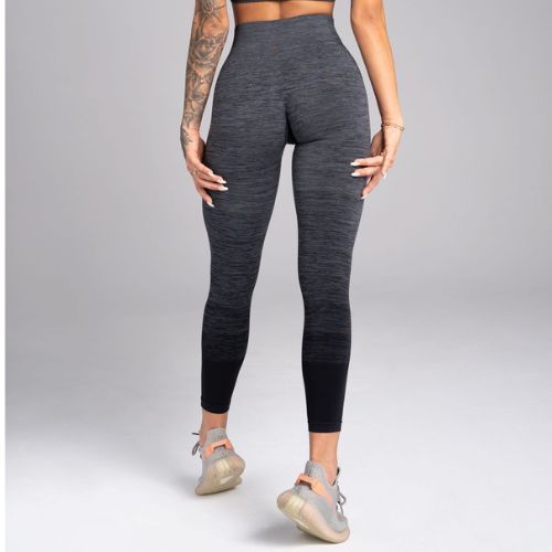 Női leggings Gym Glamour szürke ombre 223