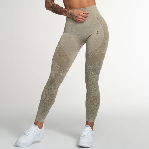 Női leggings Gym Glamour khaki fúziós barna 333