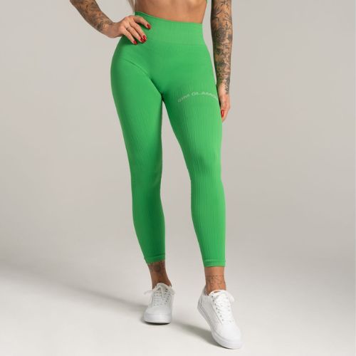 Női leggings Gym Glamour push up dzsungel zöld 374