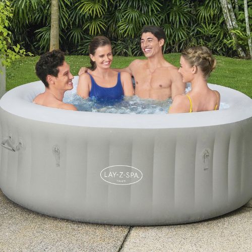 Felfújható medence hidromasszázsal Bestway Lay-Z-Spa Tahiti fehér 60007