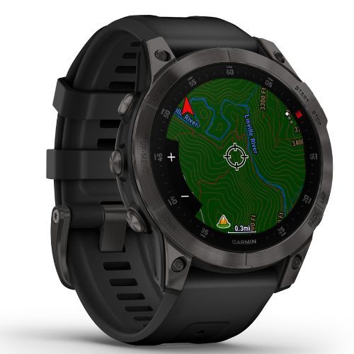 Garmin Epix 2 Sapphire HRM Elevate Ox sportóra fekete 010-02582-11