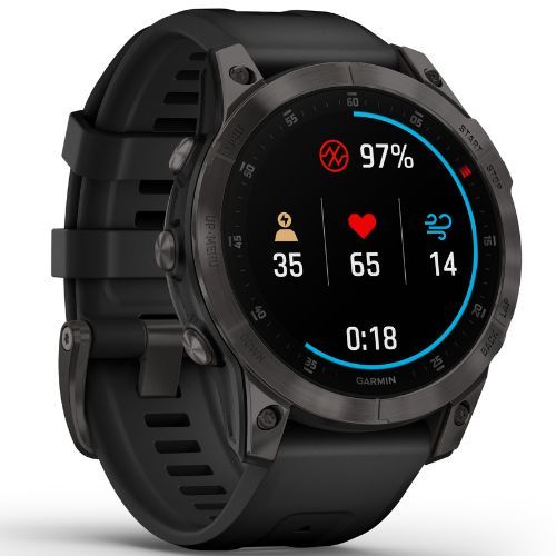 Garmin Epix 2 Sapphire HRM Elevate Ox sportóra fekete 010-02582-11