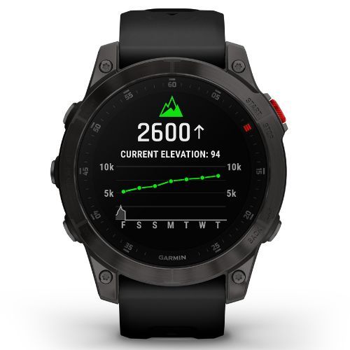 Garmin Epix 2 Sapphire HRM Elevate Ox sportóra fekete 010-02582-11