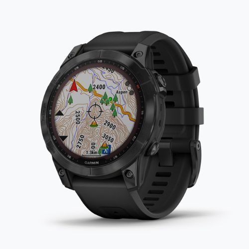 Garmin Fenix 7 Sapphire Solar Hrm Elevate Ox sportóra fekete 010-02540-21