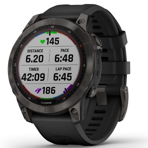 Garmin Fenix 7 Sapphire Solar Hrm Elevate Ox sportóra fekete 010-02540-21