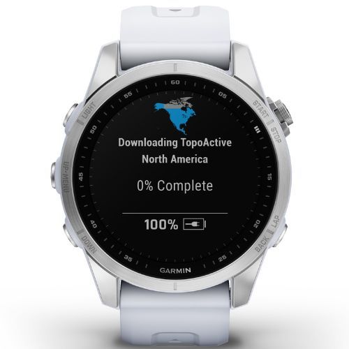 Garmin Fenix 7S Hrm Elevate Ox sportóra ezüst 010-02539-03