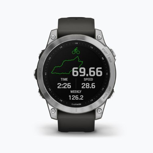 Garmin Fenix 7 Hrm Elevate Ox sportóra ezüst 010-02540-01