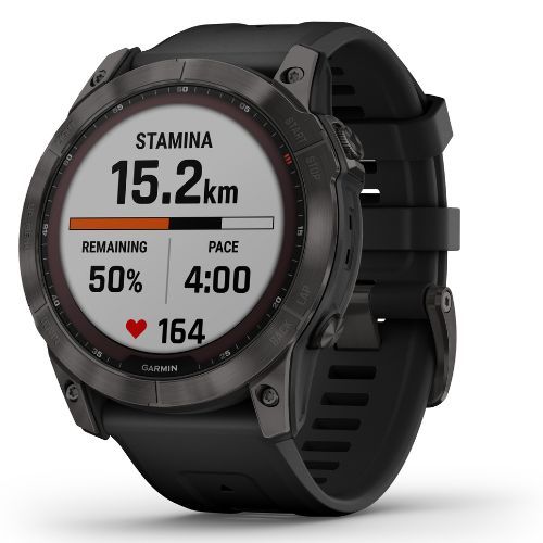 Garmin Fenix 7X Sapphire Solar Hrm Elevate Ox sportóra fekete 010-02541-23