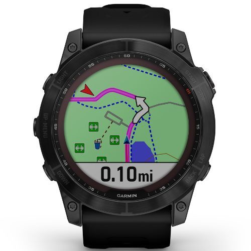 Garmin Fenix 7X Sapphire Solar Hrm Elevate Ox sportóra fekete 010-02541-23