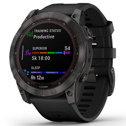 Garmin Fenix 7X Sapphire Solar Hrm Elevate Ox sportóra fekete 010-02541-11