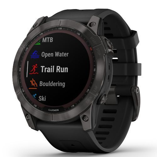 Garmin Fenix 7X Sapphire Solar Hrm Elevate Ox sportóra fekete 010-02541-11