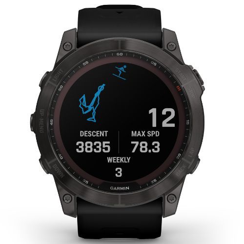 Garmin Fenix 7X Sapphire Solar Hrm Elevate Ox sportóra fekete 010-02541-11
