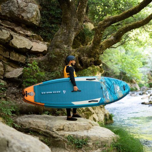 SUP Aqua Marina Rapid - Fehér víz iSUP, 2.89m/15cm kék BT-22RP