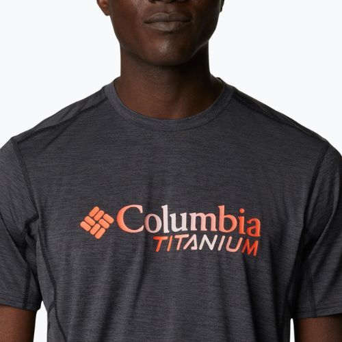 Columbia Titan Pass Férfi Trekking póló Graphic Tee 010 fekete 1991471