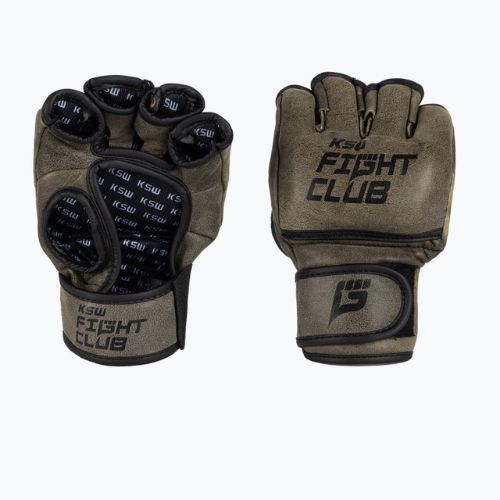 KSW Fight Club grappling kesztyű barna Gloves_FCL