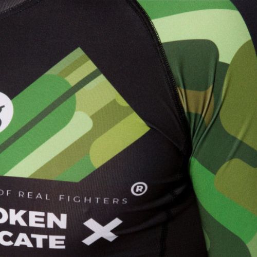 KSW férfi Rashguard Camo LS fekete