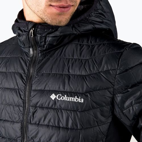 Columbia Powder Pass Hooded 010 férfi pehelypaplan dzseki fekete 1773271