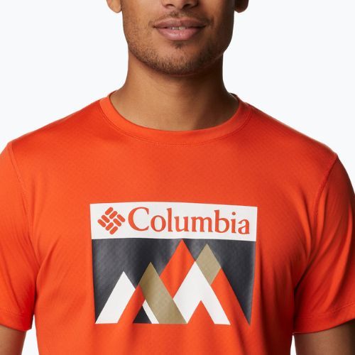 Columbia Rules M Grph SS 813 piros 1533291 férfi trekking póló