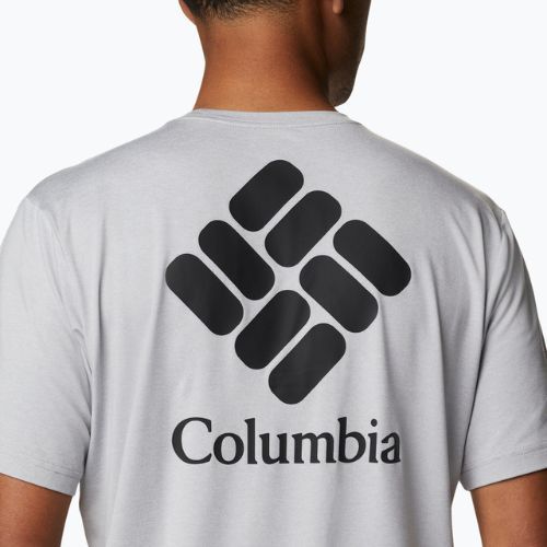 Férfi Columbia Tech Trail Graphic Tee 039 szürke 1930802