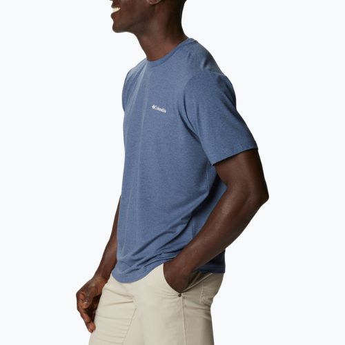 Férfi Columbia Tech Trail Graphic Tee 478 kék 1930802