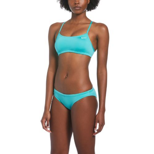 Női kétrészes fürdőruha Nike Essential Sports Bikini világoskék NESSA211-345