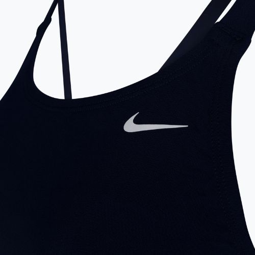Női egyrészes fürdőruha Nike Hydrastrong Solid fekete NESSA001-001