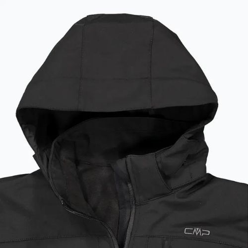 Férfi CMP Zip softshell dzseki fekete 3A01787N/U901