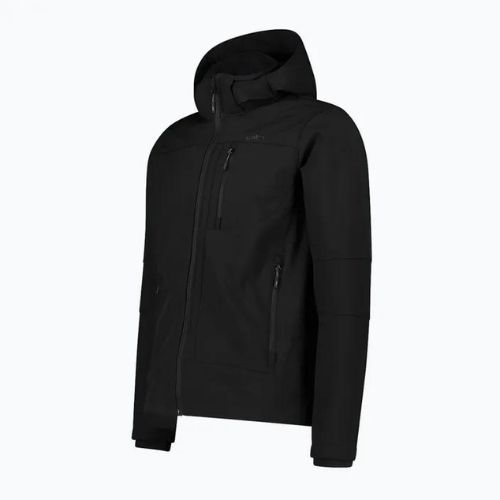 Férfi CMP Zip softshell dzseki fekete 3A01787N/U901