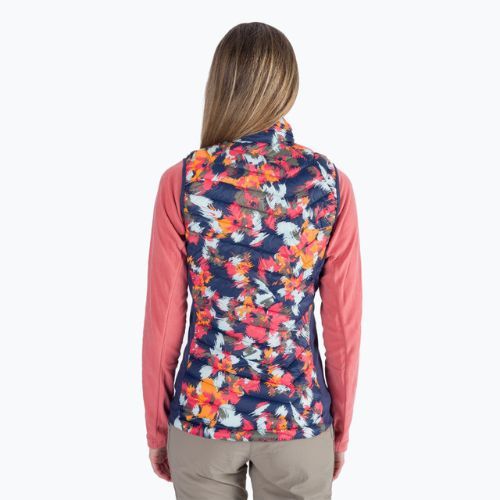 Columbia Powder Pass 469 női cipzáras, ujjatlan, tengerészkék, mintás 1832222 női cipzáras női ruha 1832222