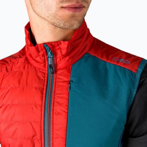 Férfi CMP Hybrid utazási mellény piros 32Z6497/C812