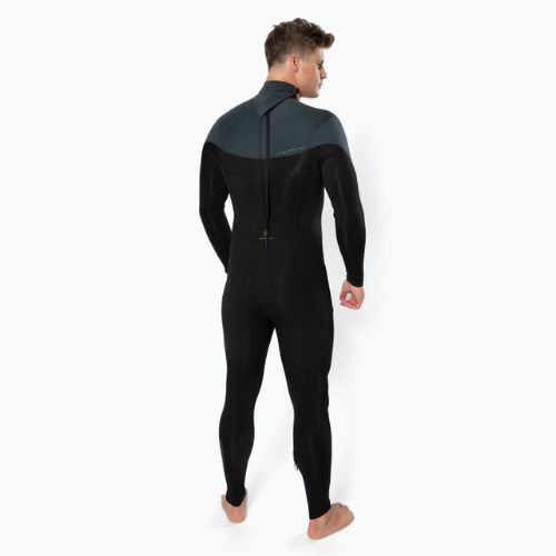 Férfi JOBE Yukon Fullsuit Backzip 4/3mm fekete 303522004-2XL