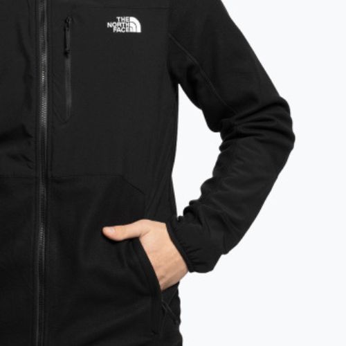 Férfi The North Face Glacier Pro FZ Full Zip fleece pulóver fekete NF0A5IHSKX71