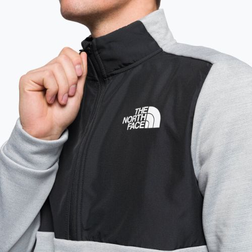Férfi The North Face MA 1/4 Zip 1/4 fleece pulóver világosszürke NF0A5IESGAU1