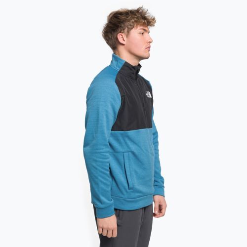 Férfi The North Face MA 1/4 Zip 1/4 fleece pulóver kék NF0A5IES5V91