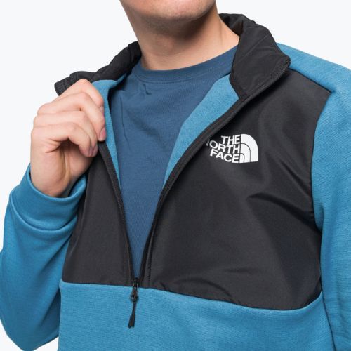 Férfi The North Face MA 1/4 Zip 1/4 fleece pulóver kék NF0A5IES5V91