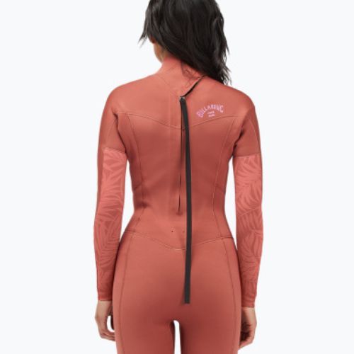 Női búvárruha Billabong 3/2 Synergy BZ L/SL red clay