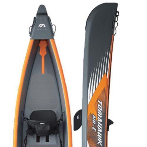 Nagynyomású felfújható kajak 3 személyes 15'8 AquaMarina Tomahawk szürke Air-C