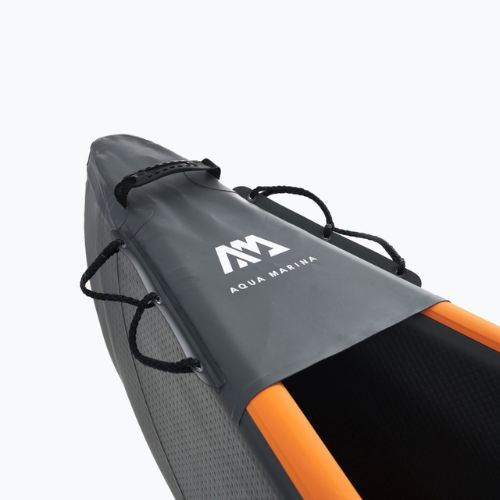 Nagynyomású felfújható kajak 1 személyes 12'4″ AquaMarina Tomahawk szürke Air-K 375