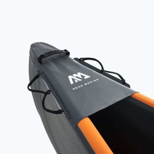 Nagynyomású felfújható kajak 2 személyes 14'5″ AquaMarina Tomahawk szürke Air-K 440 Air-K 440