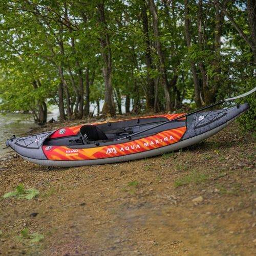 Felfújható kajak 1 személyes AquaMarina túrakajak narancssárga Memba-330