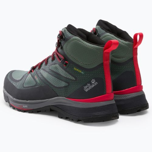 Női túrabakancs Jack Wolfskin Force Striker Texapore zöld 4038871_4175