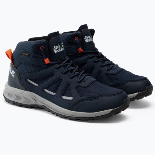 Férfi túrabakancs Jack Wolfskin Woodland 2 Texapore Mid navy blue 4051261_1178