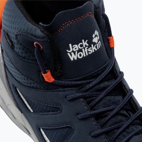 Férfi túrabakancs Jack Wolfskin Woodland 2 Texapore Mid navy blue 4051261_1178