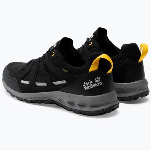 Férfi túrabakancs Jack Wolfskin Woodland 2 Texapore fekete 4051271_6055