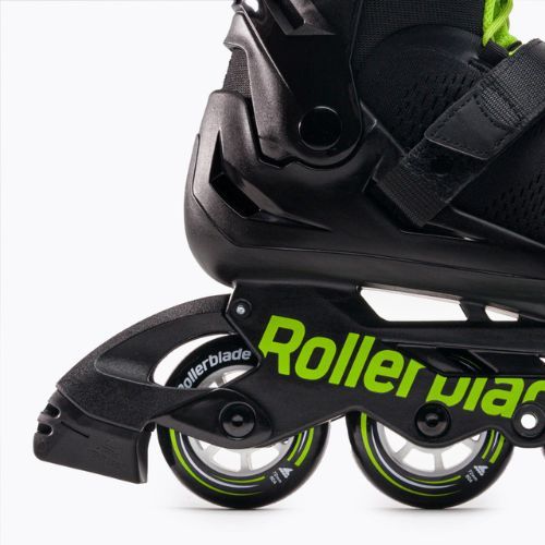 Rollerblade Microblade gyermek korcsolya fekete/zöld 07221900 T83