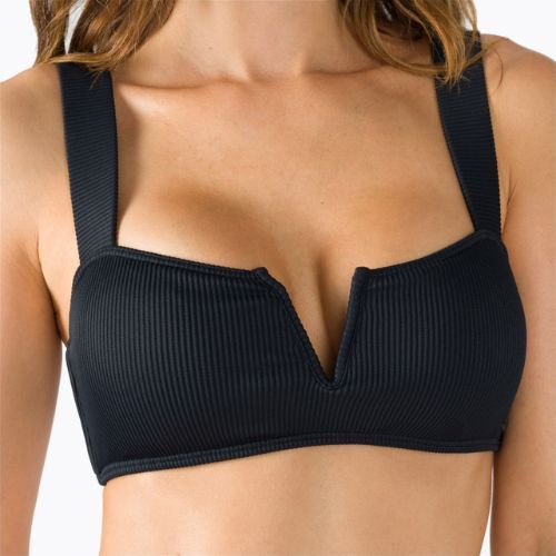 Fürdőruha felső ROXY Love The Coco V 2021 anthracite