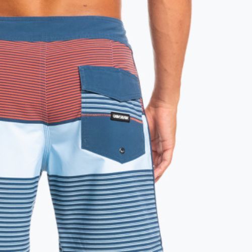 Quiksilver férfi úszónadrág Surfsilk Tijuana 18 kék-narancs EQYBS04651-BSN6