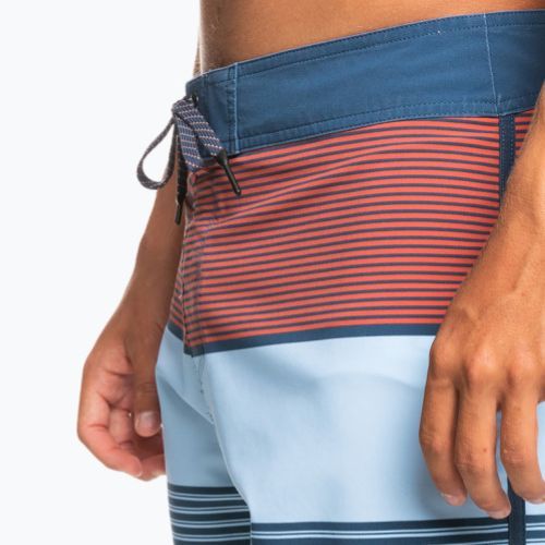 Quiksilver férfi úszónadrág Surfsilk Tijuana 18 kék-narancs EQYBS04651-BSN6